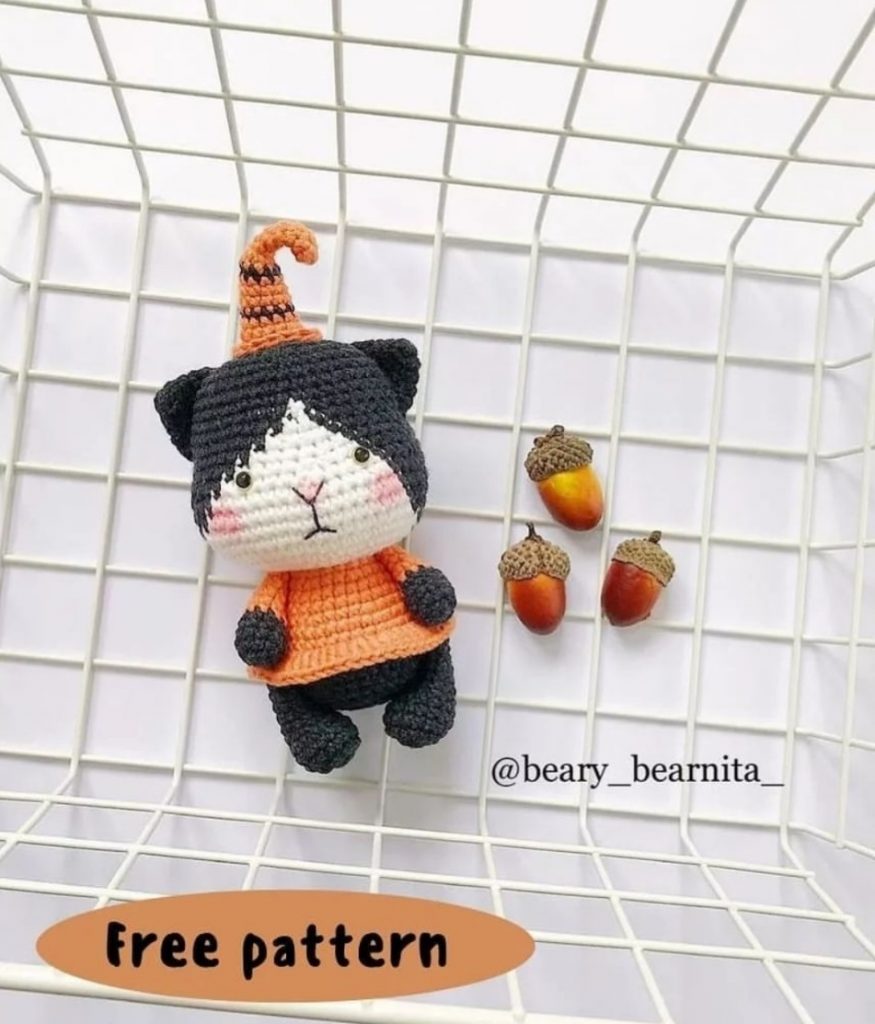 Pumpkin Cat crochet pattern